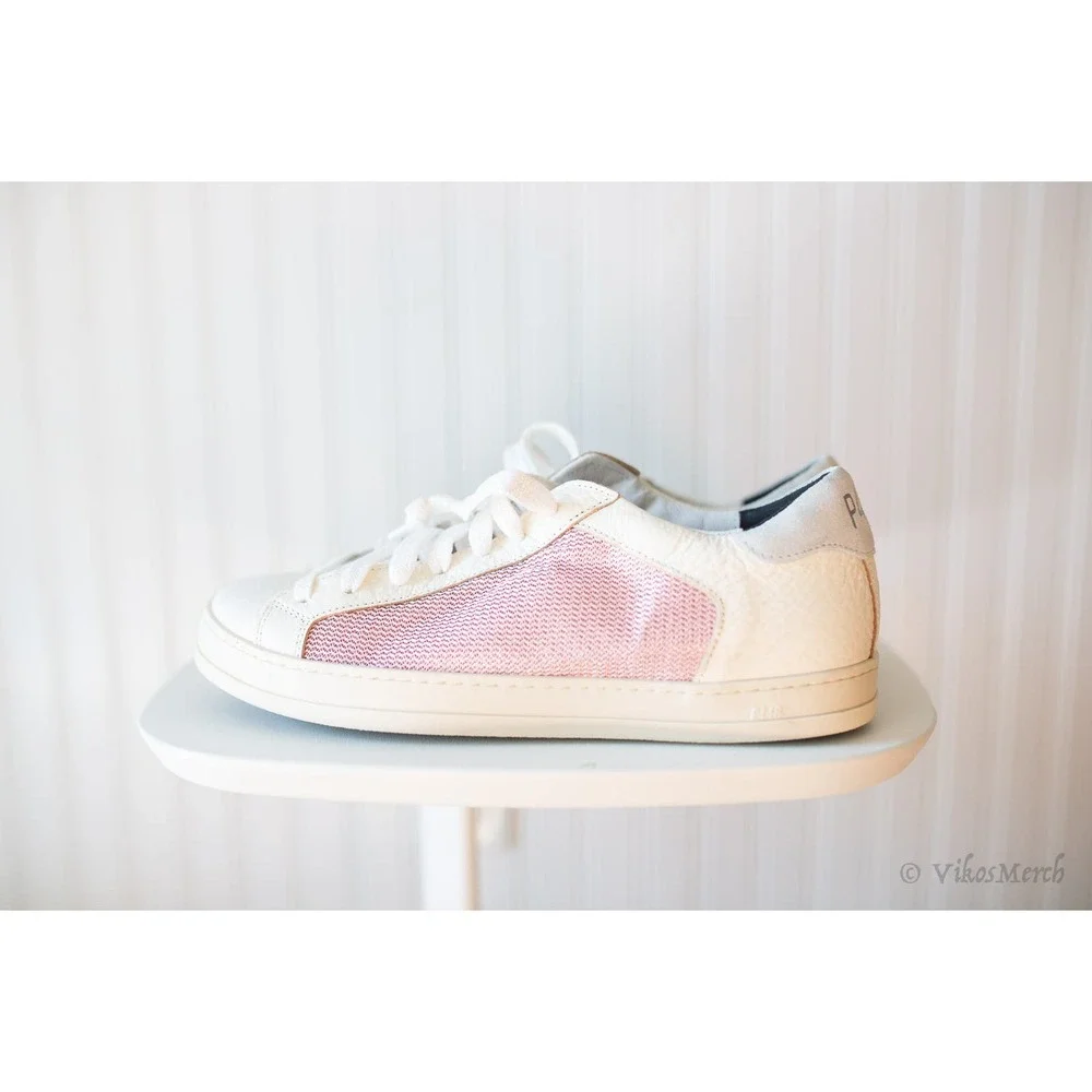 P448 Natural John Mix Media Sneakers 40 NEW - Picture 4 of 6